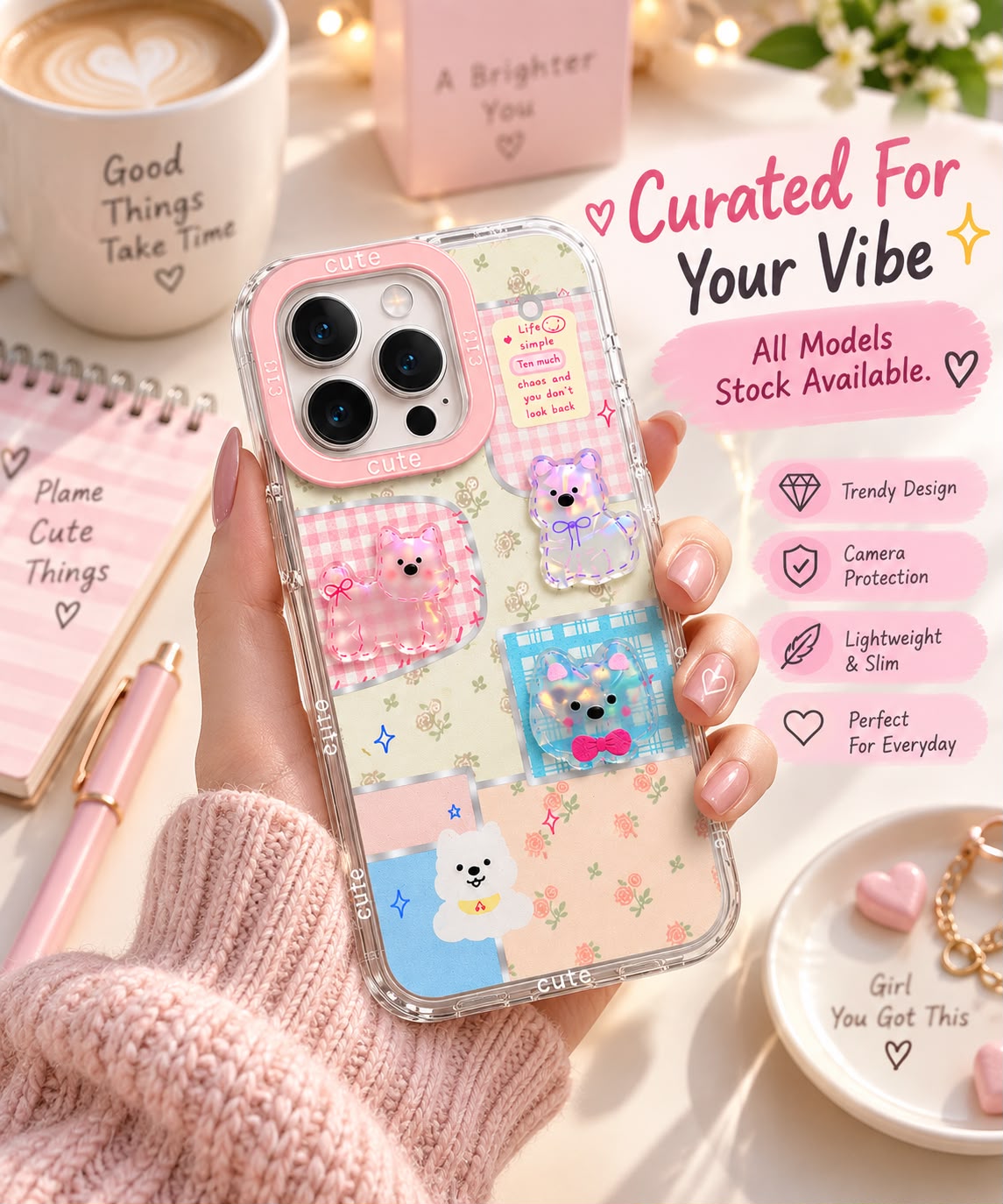Puppy Patchwork iPhone Case