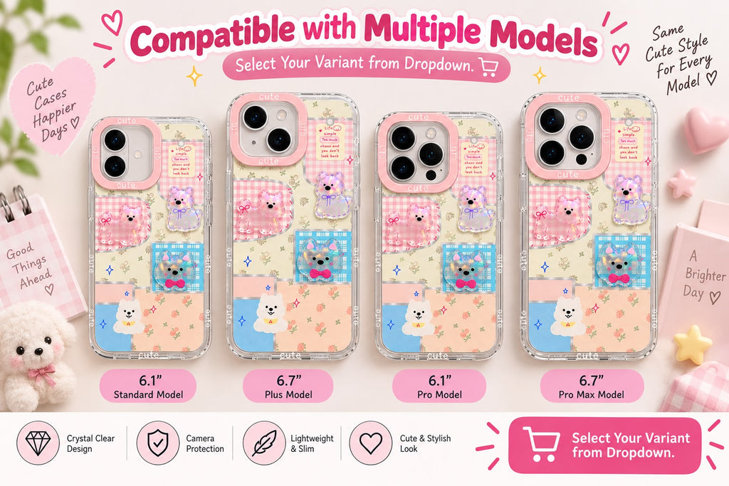 Puppy Patchwork iPhone Case