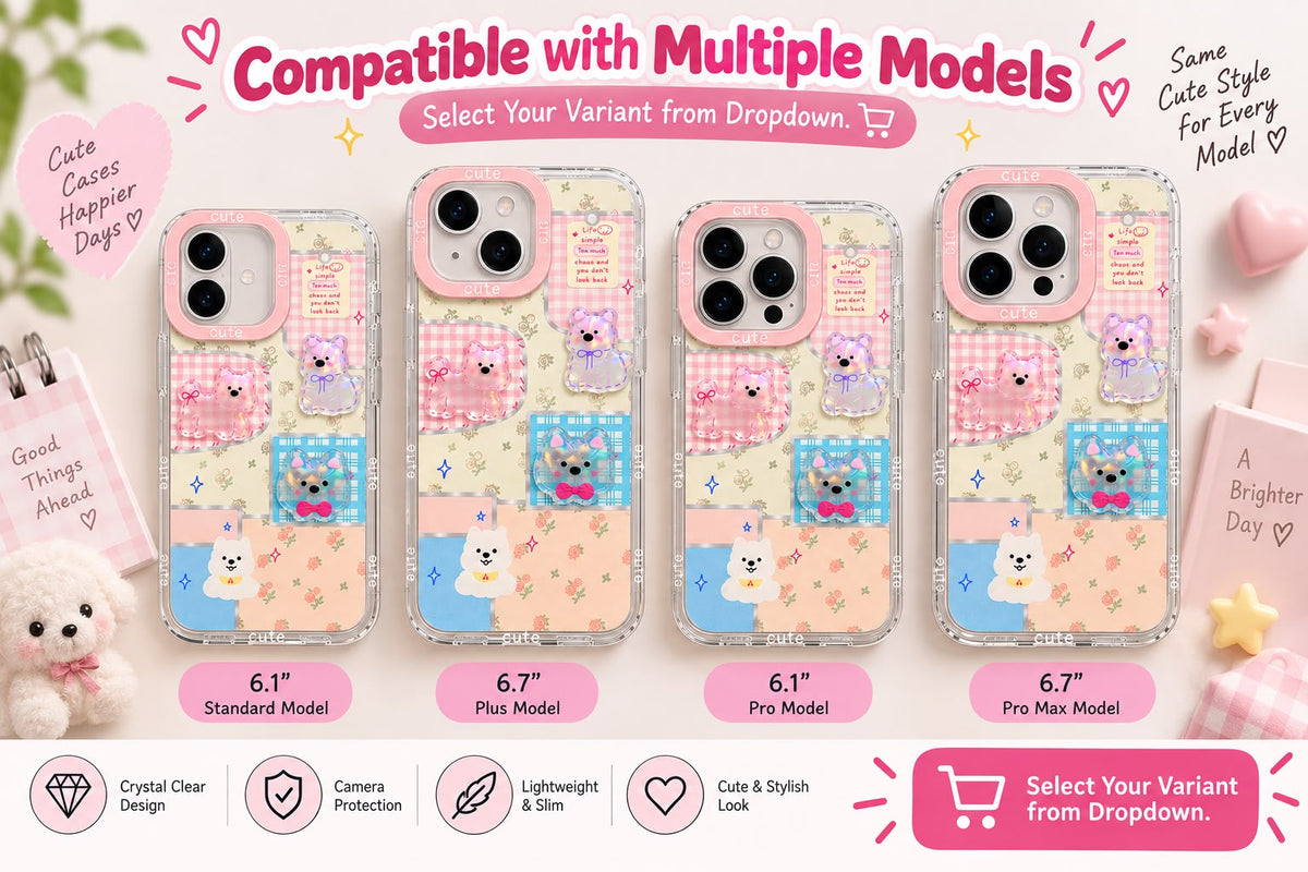 Puppy Patchwork iPhone Case