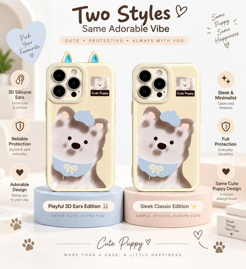 Pawfect Cute Puppy iPhone Case