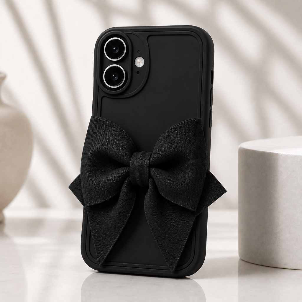 Black Bow iPhone Case