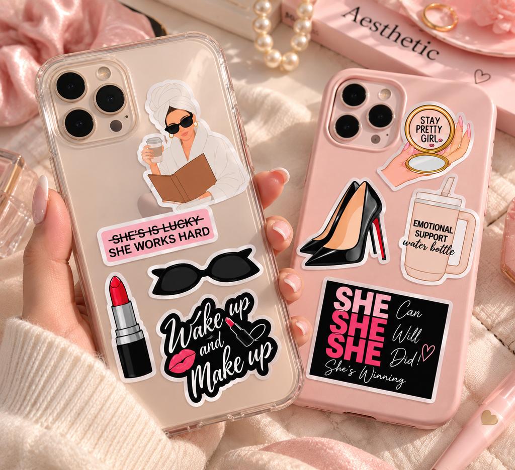 Girl Boss Vibes Sticker Pack – 16pc