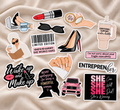 Girl Boss Vibes Sticker Pack – 16pc